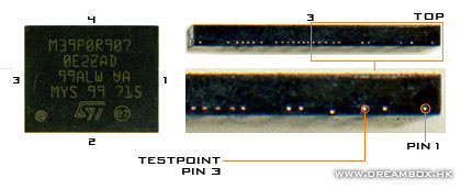 Testpoint for M39P0R907 varinat 1